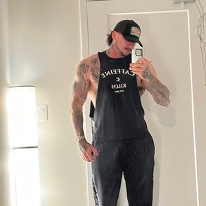 Caffine and kilos muscle shirt